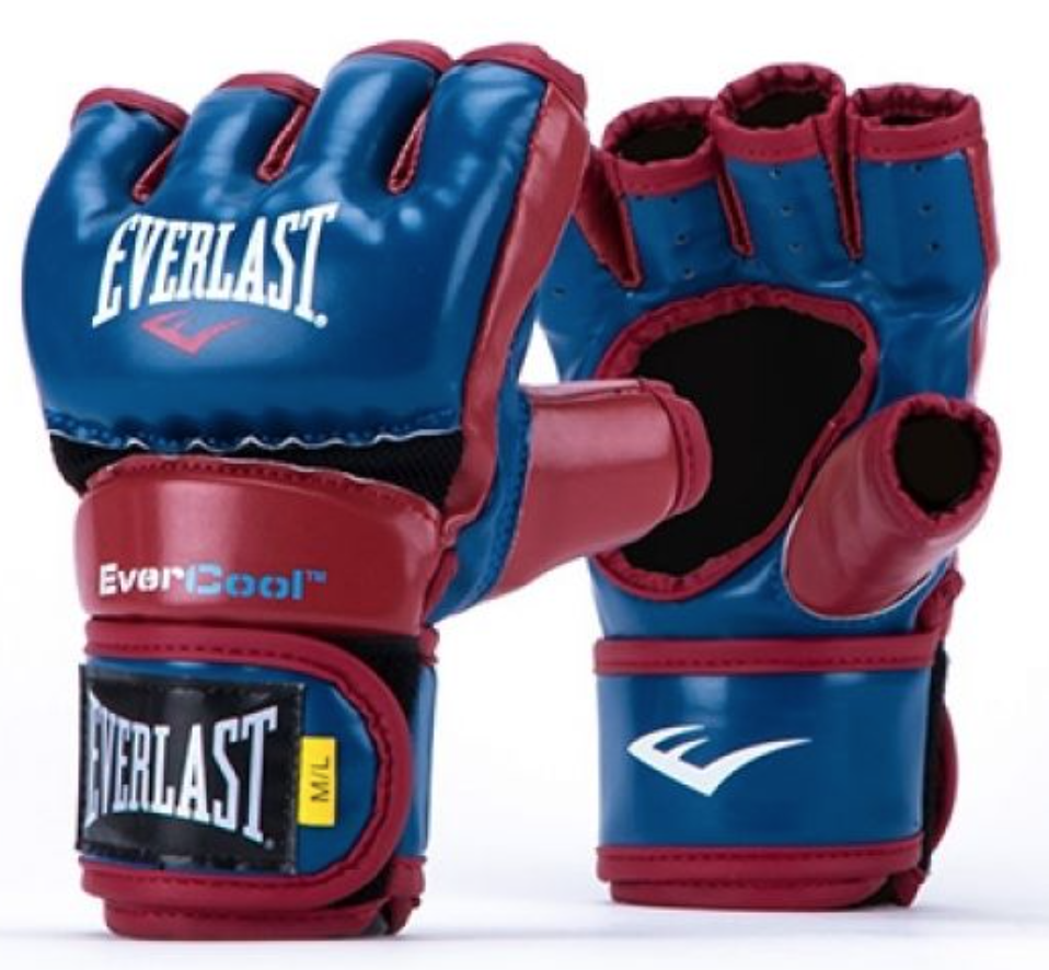 Everstrike Training Gloves Burgundy/Blue